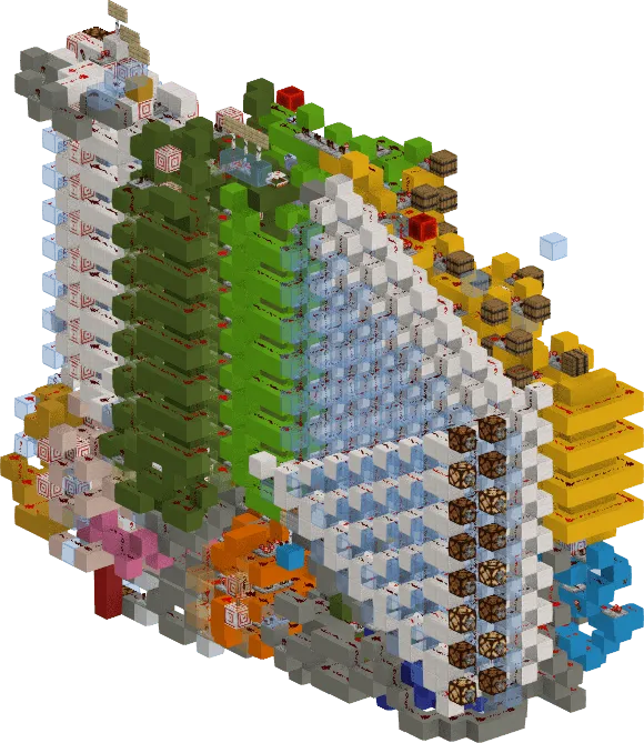 8x8 bit combinational multiplier